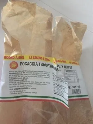Foucaccia aux olives
