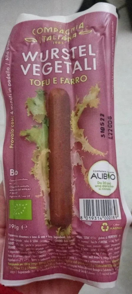 Wurstel vegetali
