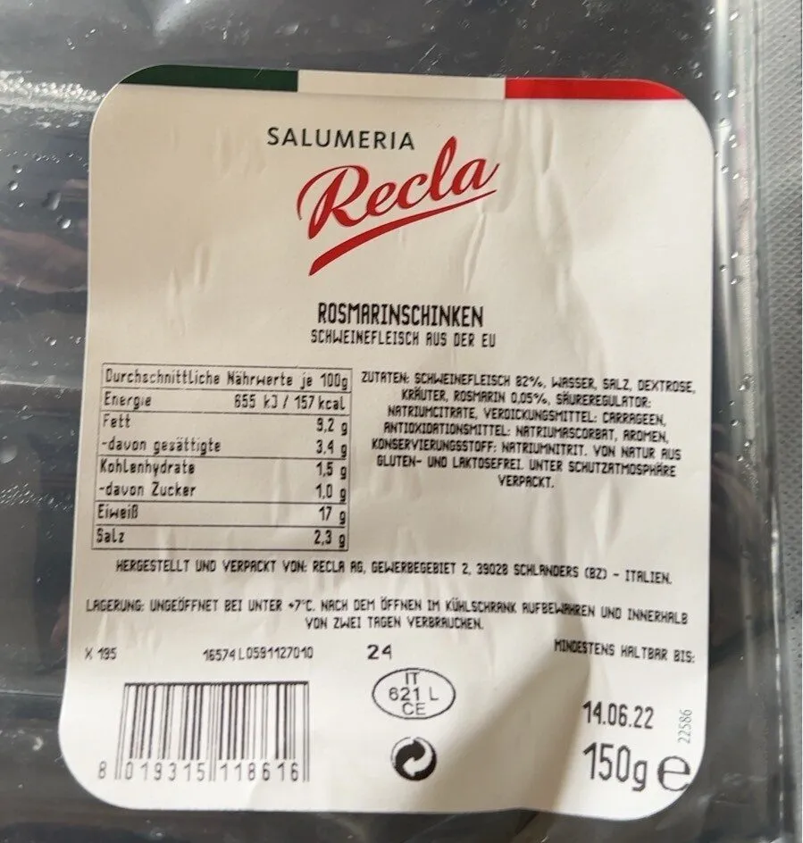 Rosmarinschinken