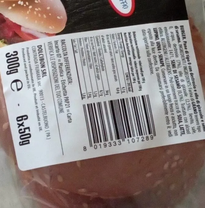 Burger al Sesamo