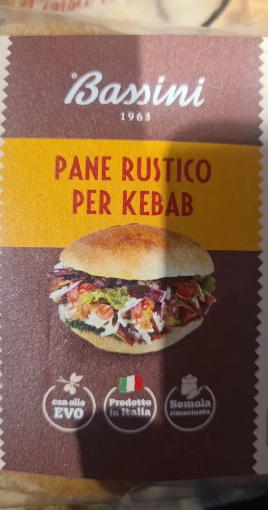 Pane rustico per kebab