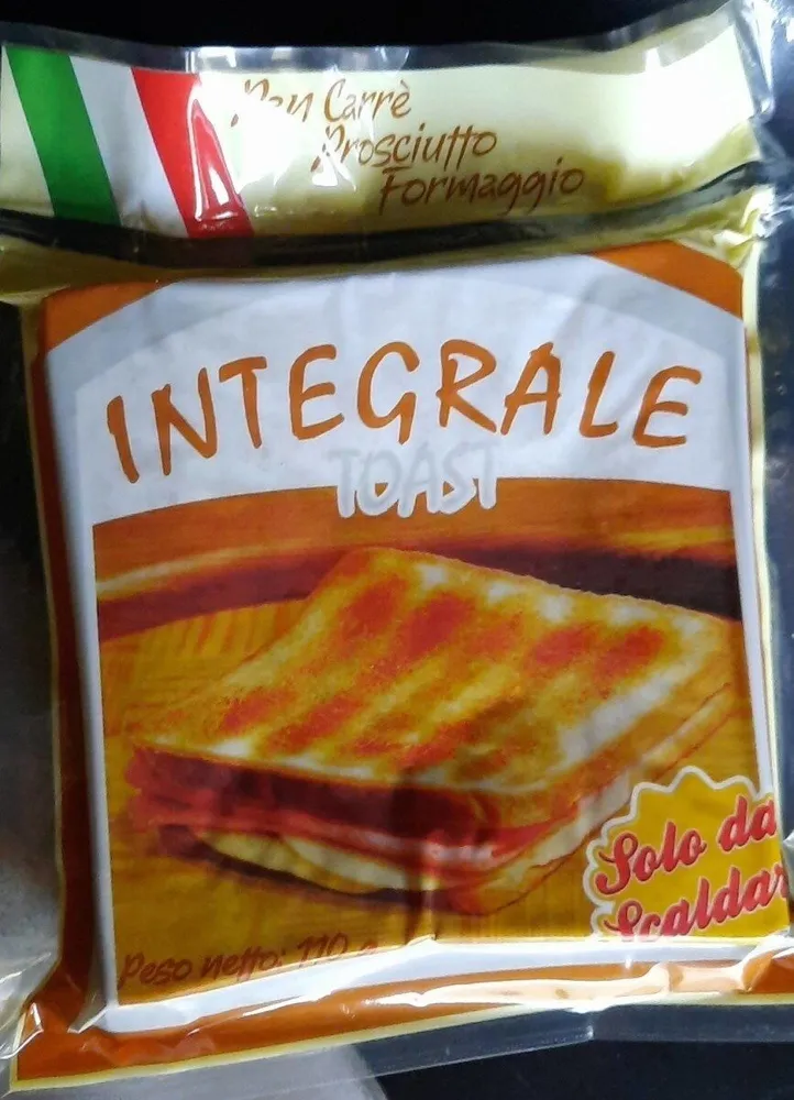 toast pronto integrale