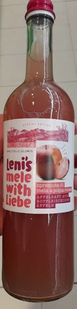 Spremuta di mela a polpa rossa