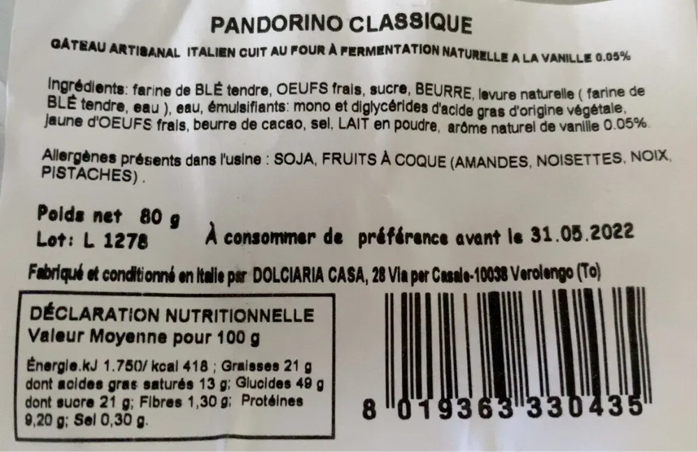 Pandorino Classique