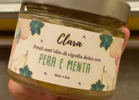 Petali sott’olio di cipolla pera e menta