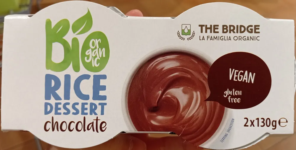 Rice dessert chocolate