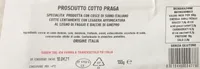 Prosciutto cotto praga