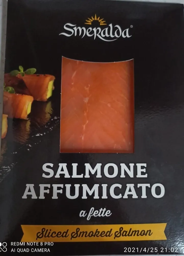 Salmone affumicato a fette