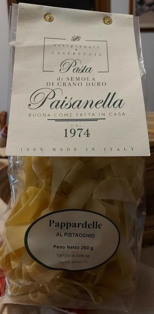 Pappardelle  al pistacchio