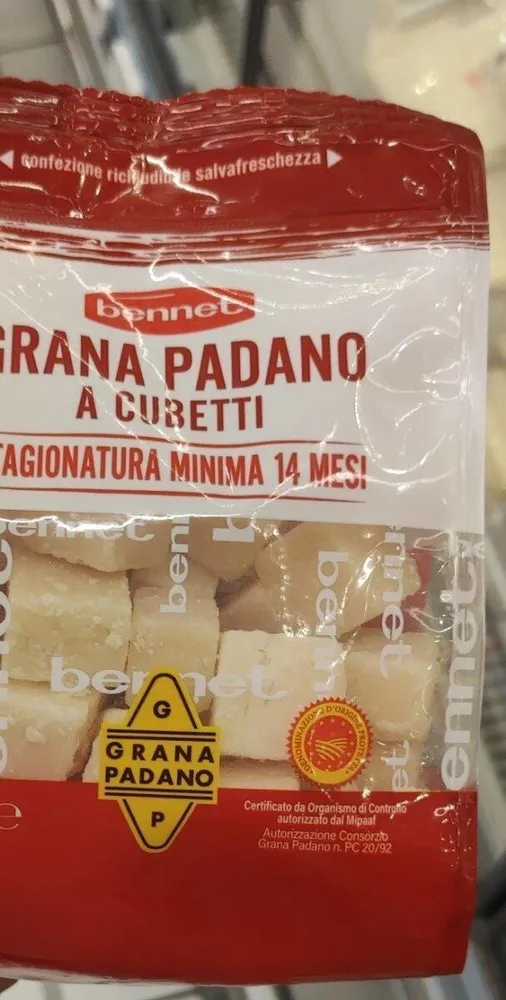 Grana Padano a cubetti
