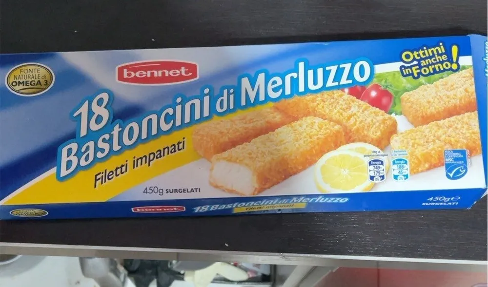 Bastoncini di merluzzo