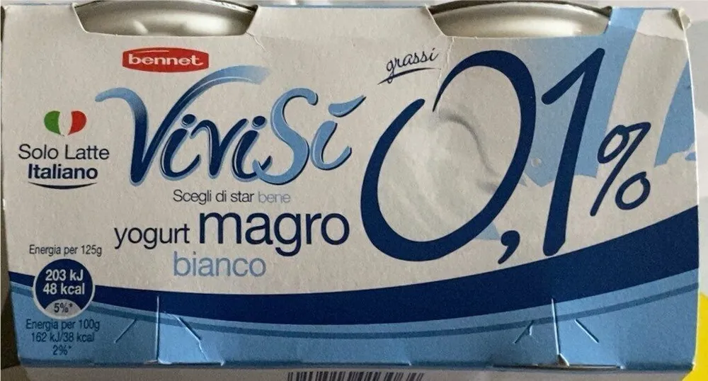 ViviSì yogurt magro bianco