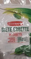 Biete erbette in cubetti surgelati