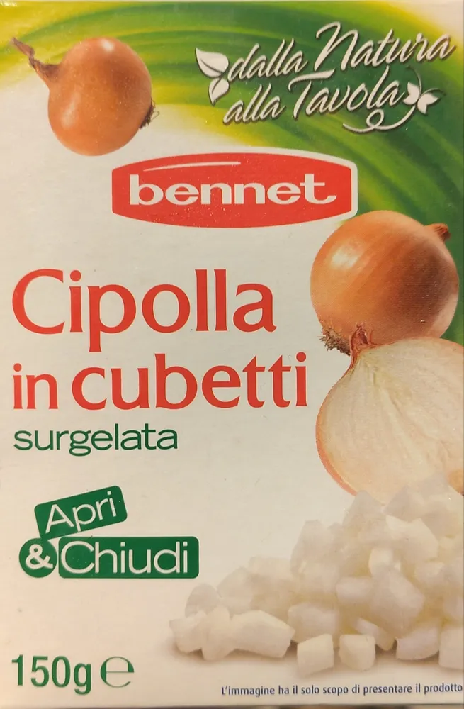Cipolla in cubetti surgelata