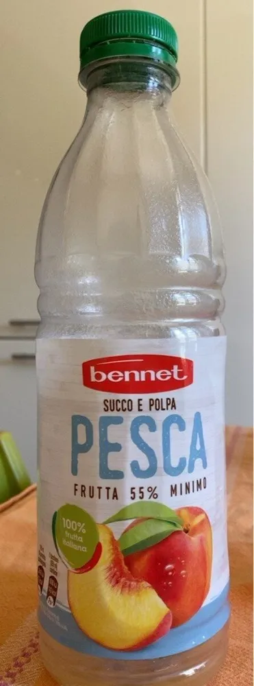 Succo e polpa pesca