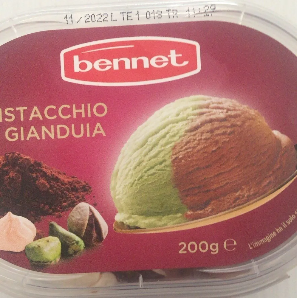 Gelato pistacchio e gianduia
