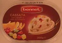 Cassata con canditi e pan di Spagna