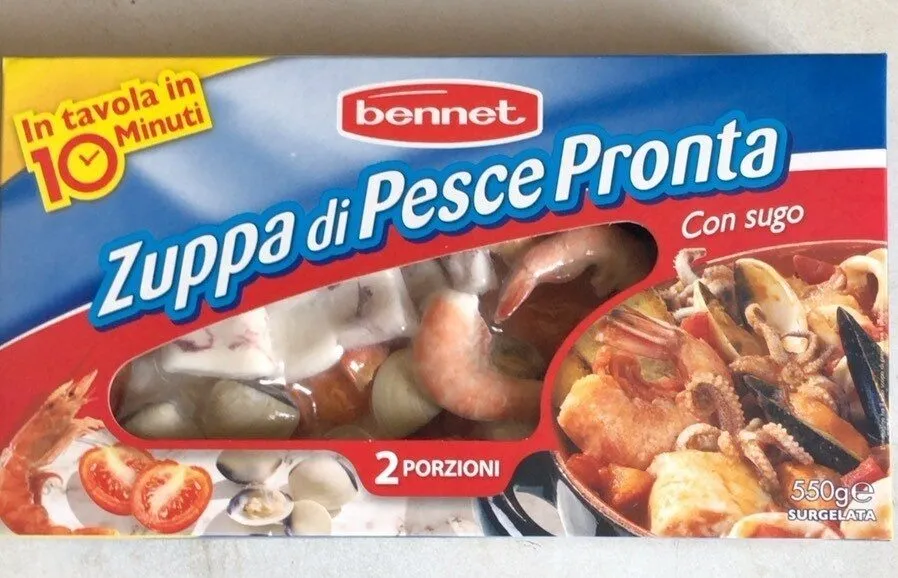 Zuppa di pesce pronta