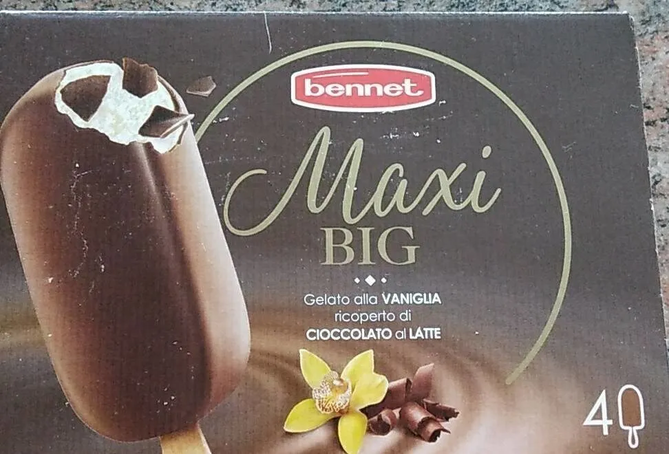Maxi big Gelato alla vaniglia cioccolato al latte