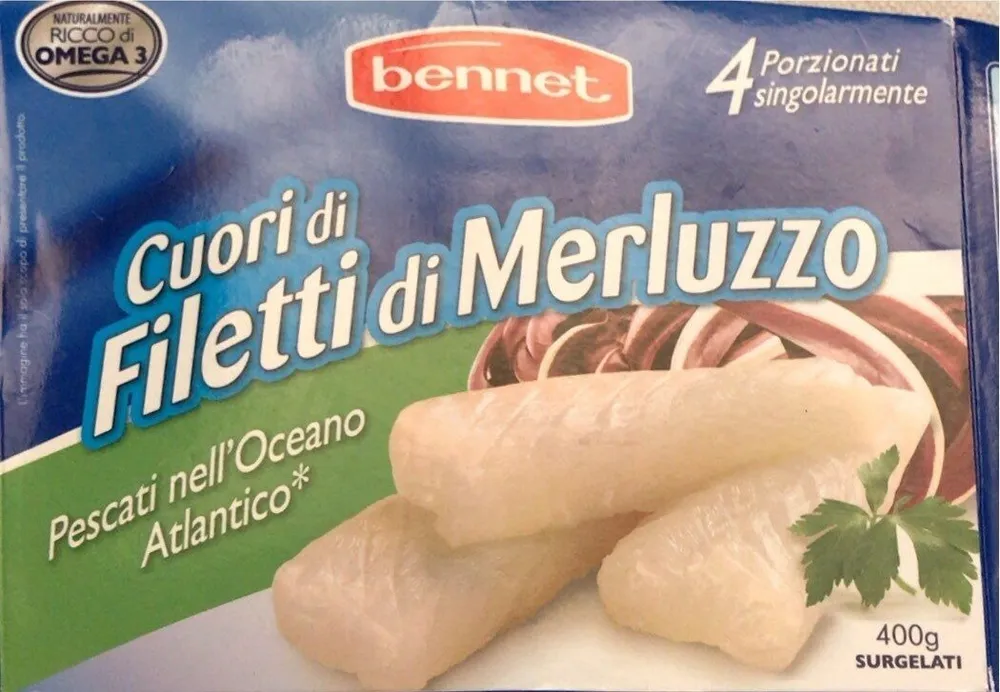 Cuore di filetti di merluzzo
