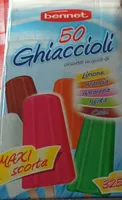Ghiaccioli gusti assortiti