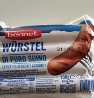 Wurstel di puro suino