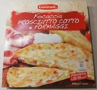 Focaccia prosciutto cotto e formaggi