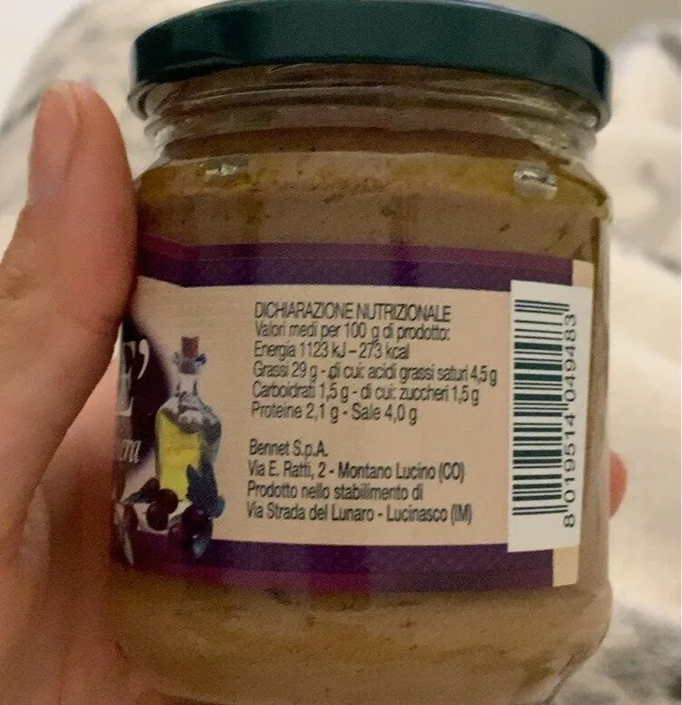 Pate' di olive riviera