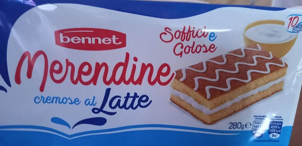 Merendine cremose al latte