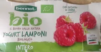 Yogurt lamponi biologico intero
