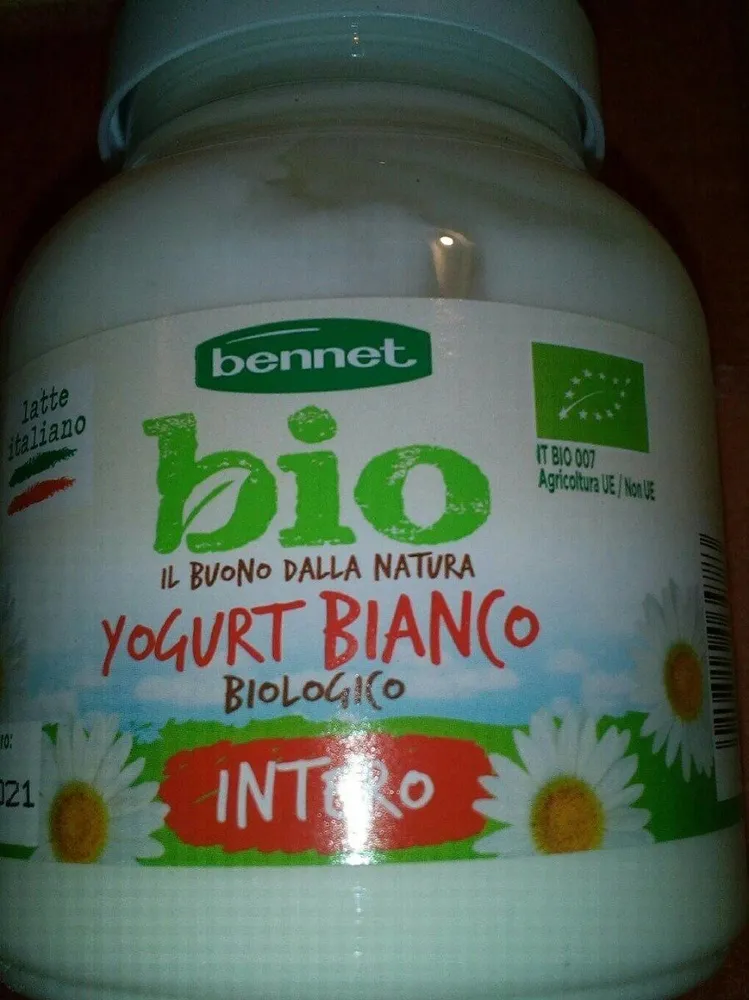 Yogurt bianco biologico intero