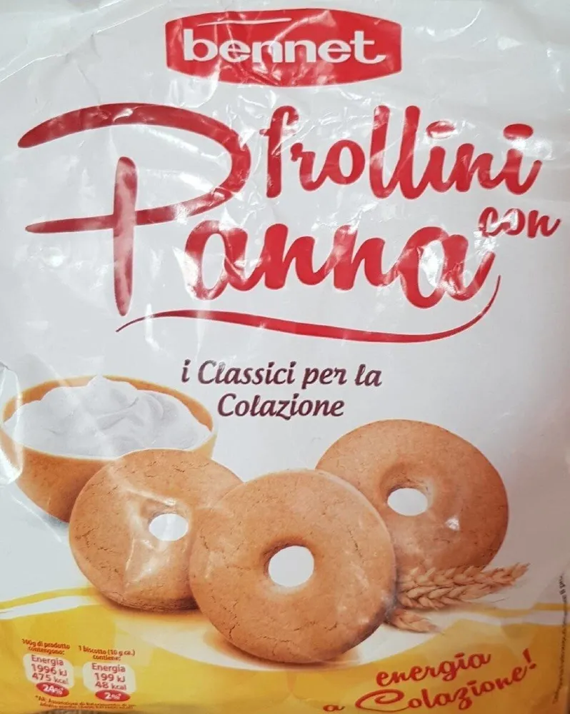 Frollini con panna