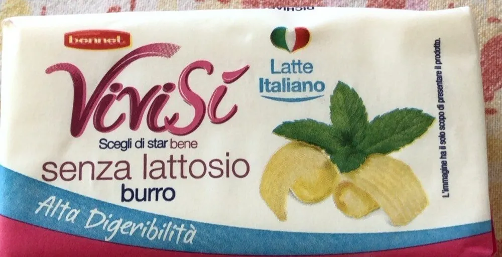 Burro senza lattosio vivisi
