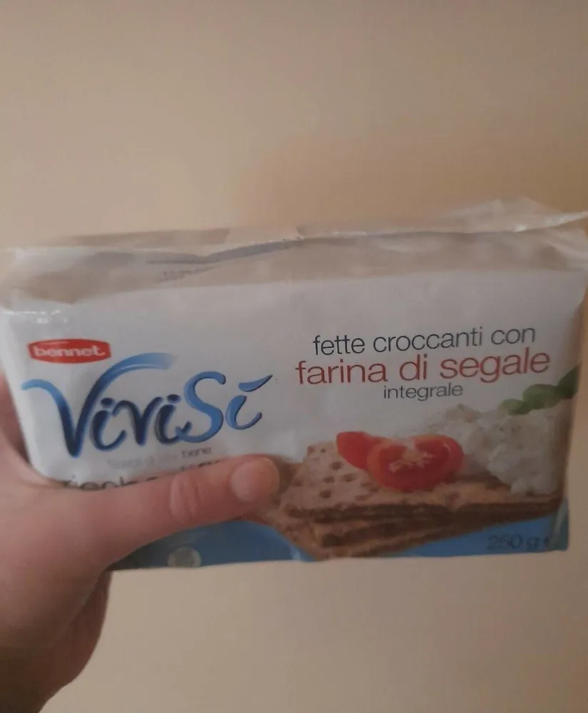 Fette croccanti con farina di segale