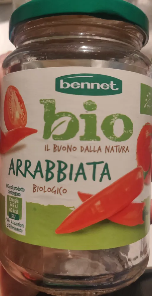Sugo all'arrabbiata biologico