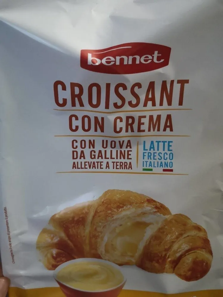 Croissant con crema