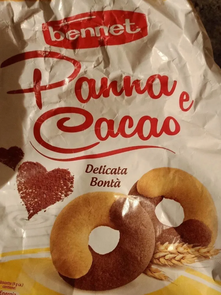 Panna e cacao biscotti