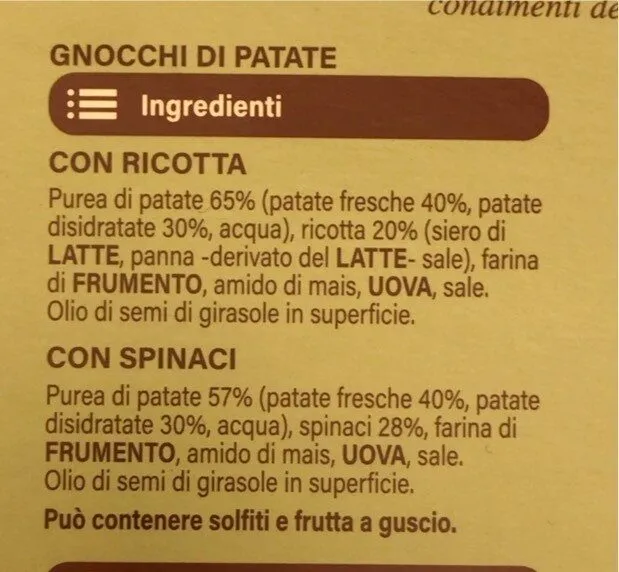Gnocchi ricotta e spinaci