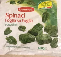 Spinaci foglia per foglia surgelati