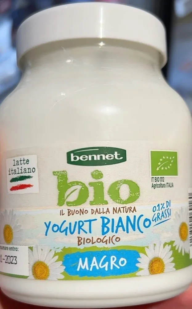 bio yogurt bianco magro