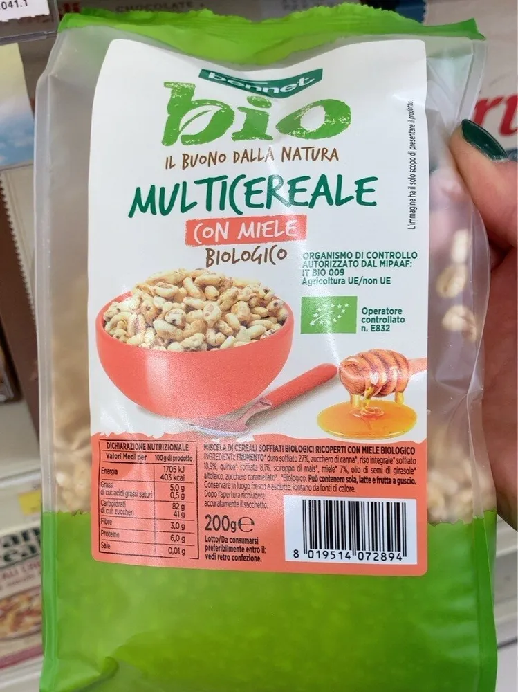Multicereali con miele