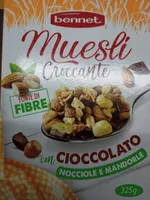 Muesli croccante con cioccolato e nocciole