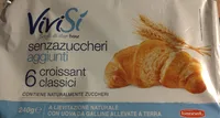 6 Croissant classici senza zuccheri aggiunti