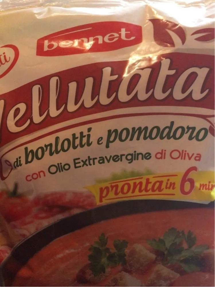 Vellutata borlotti e pomodoro