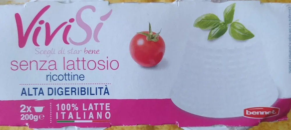 ricotta senza lattosio