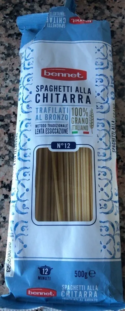 Spaghetti alla chitarra trafilati al bronzo