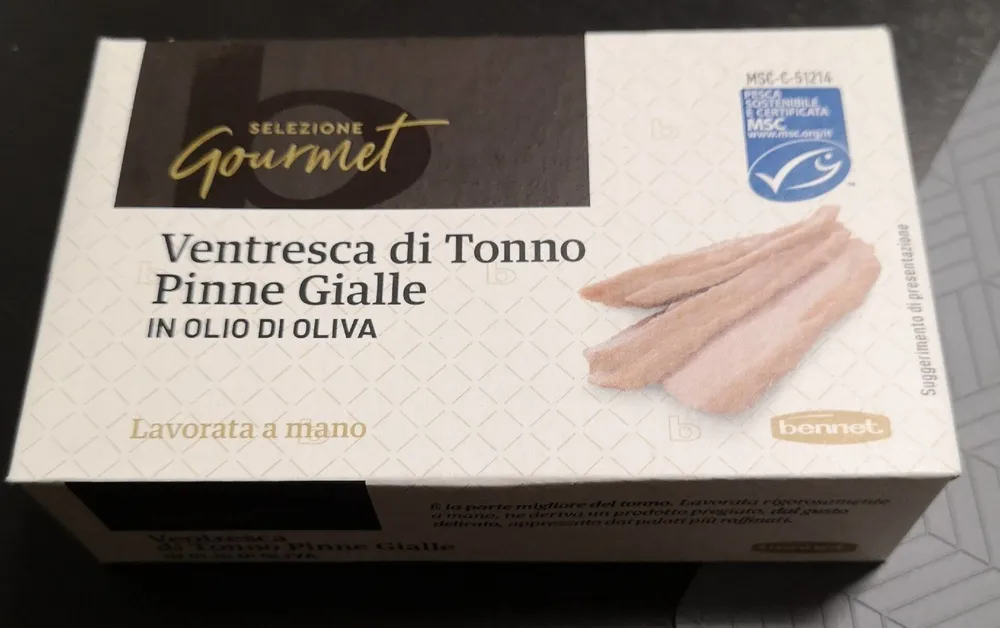Centre's a di tonno pinne gialle Selezione Gourmet