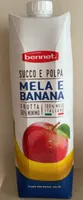 Succo e polpa mela e banana