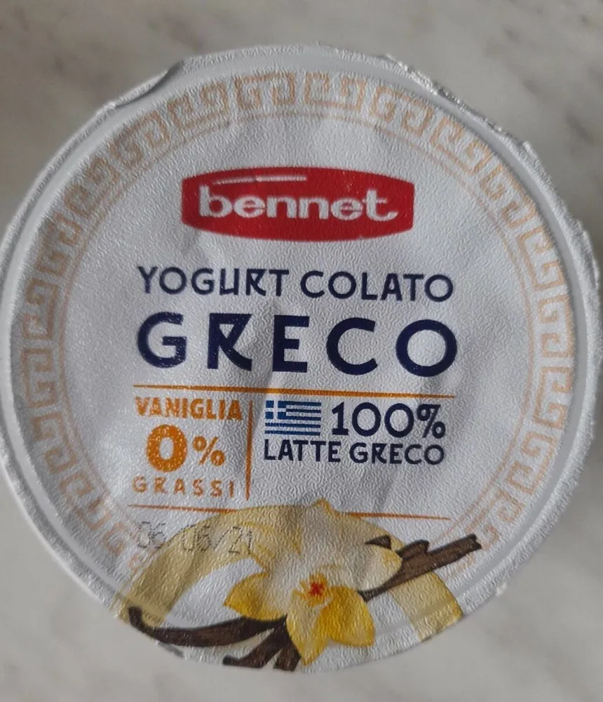 Yogurt colato greco