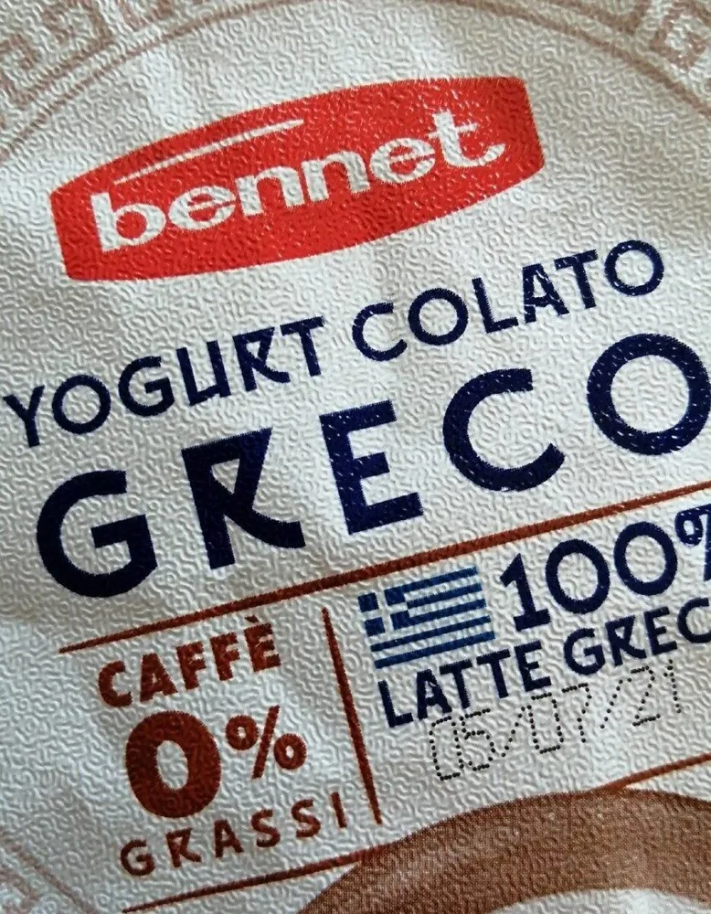 Yogurt colato Greco